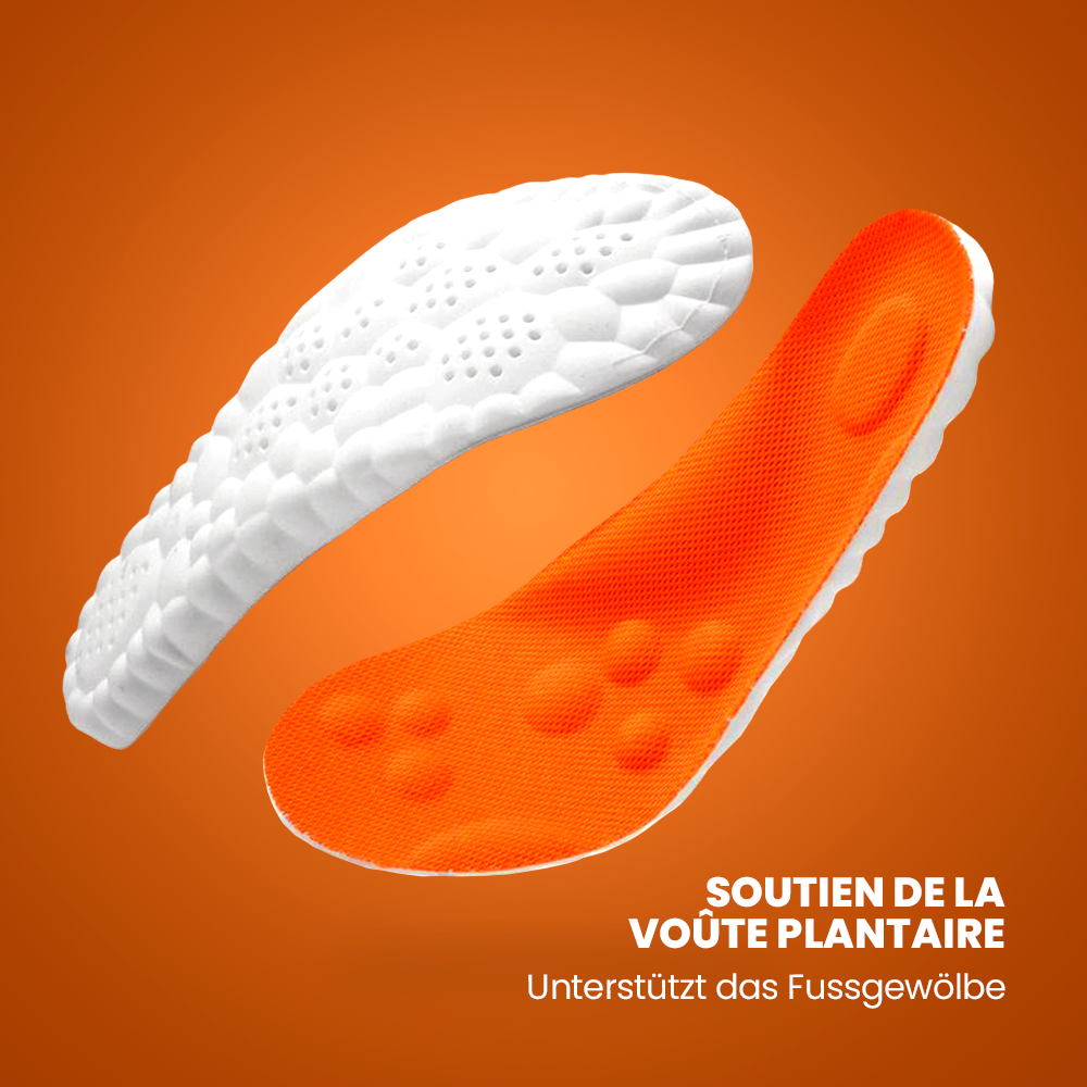 Semelles orthopédiques sport et confort pieds plats