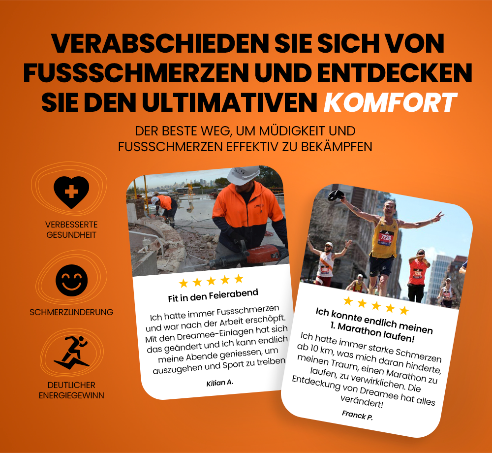 Stossdämpfende Einlegesohlen – Ideal für Sport, Laufen und lange Spaziergänge